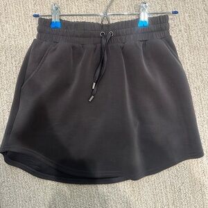 Dark Grey Drawstring Skirt